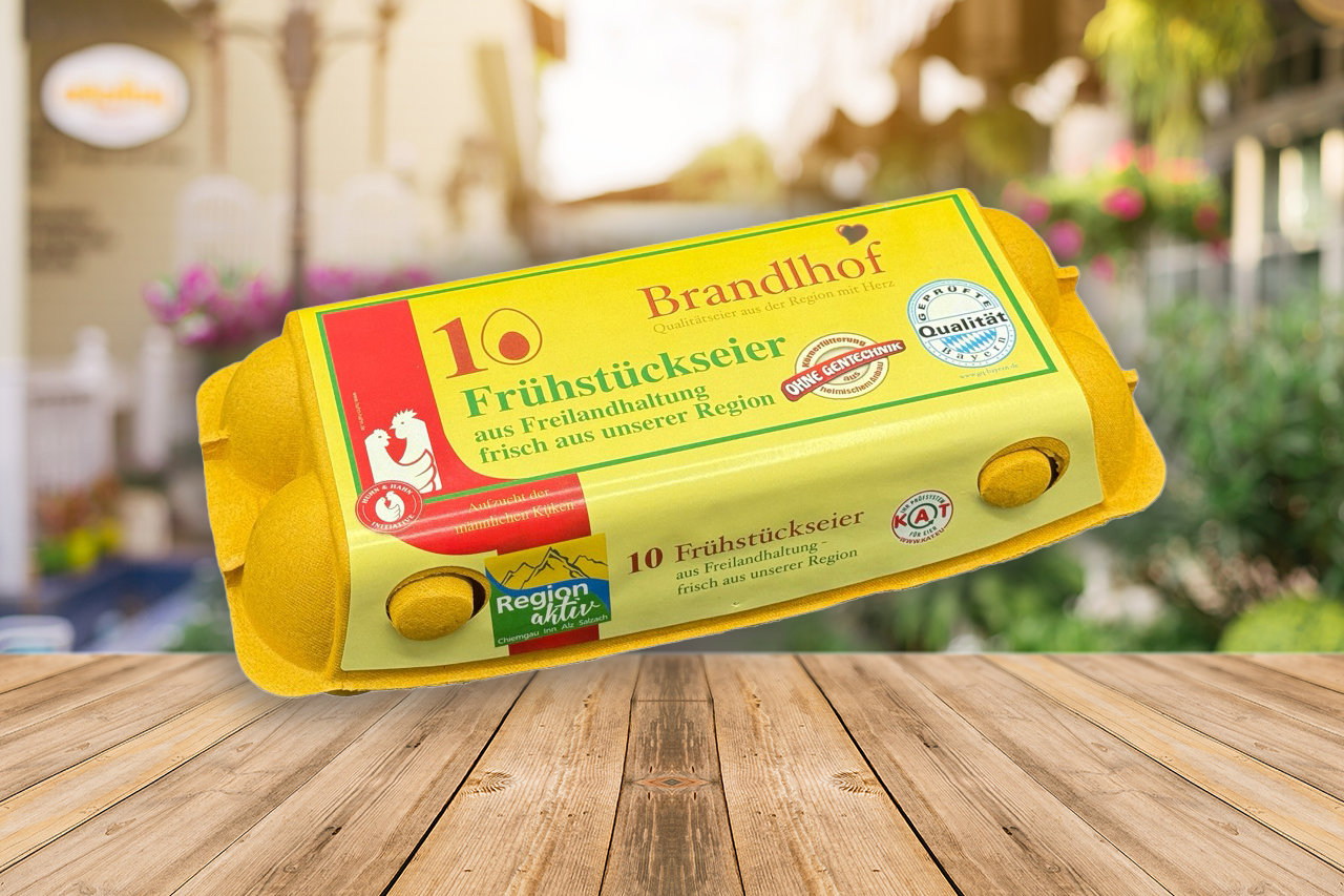 10 Frühstückseier aus Freilandhaltung