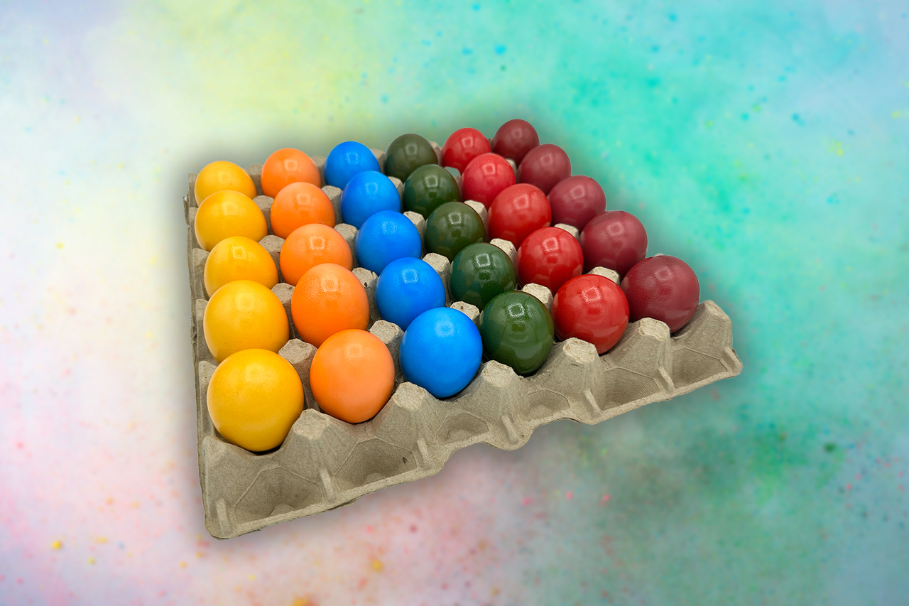 36 Bunte Eier