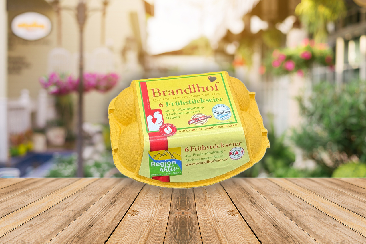 6 Frühstückseier aus Freilandhaltung