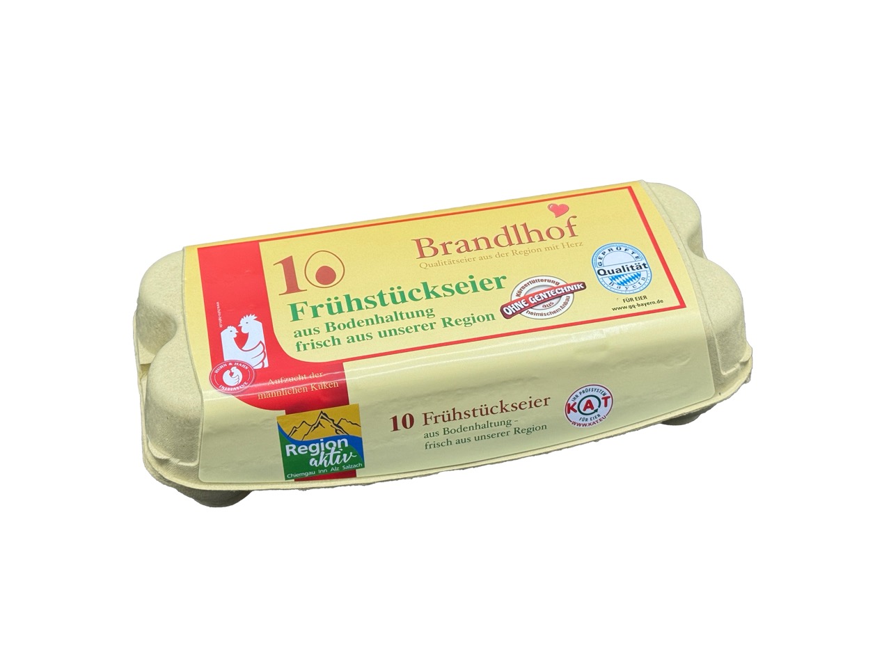 10 Frühstückseier aus Bodenhaltung