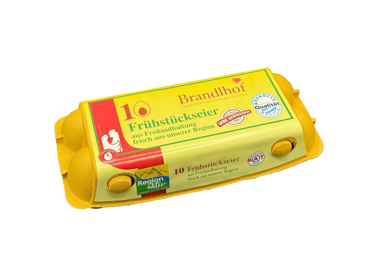 10 Frühstückseier aus Freilandhaltung